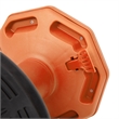 Kids Adjustable Height Active Learning Stool for Classroom and Home in Orange