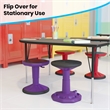 Kids Adjustable Height Active Learning Stool for Classroom and Home in Purple