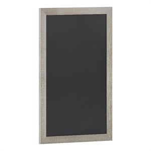 24&quot x 36&quot Wall Mounted Magnetic Chalkboard with Wooden Frame -Weathered