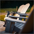 Adirondack Poly Resin Rocking Chairs for Indoor/Outdoor Use in White - 2 Pack