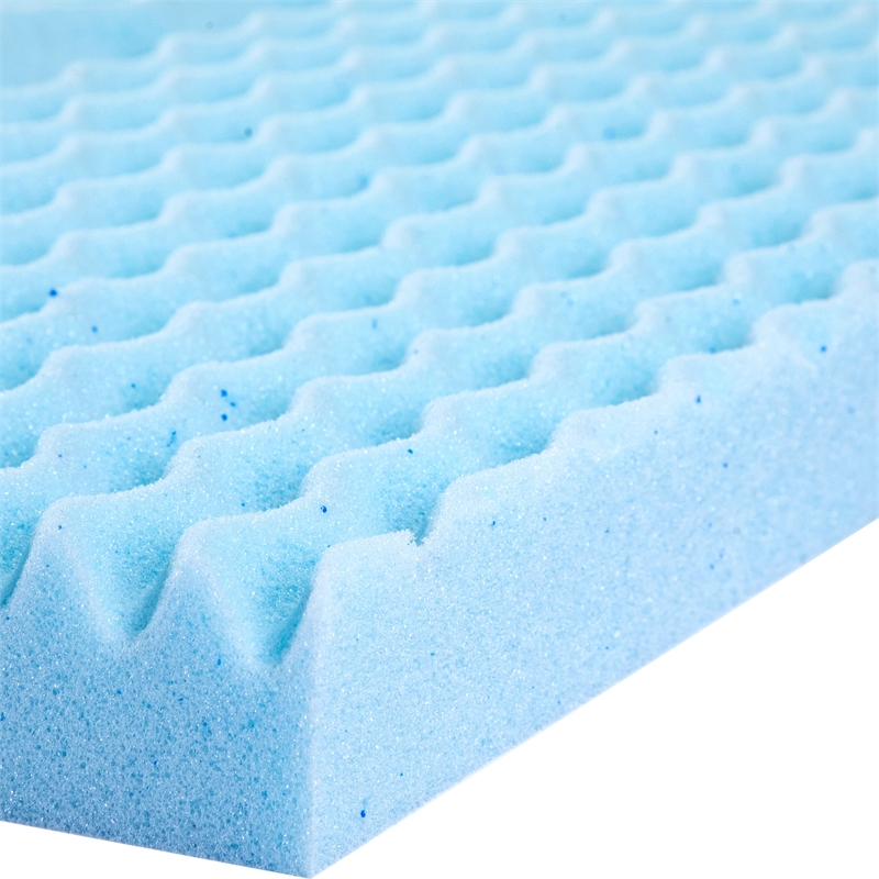 2 Inch Cooling Gel Infused 5-Zone Memory Foam Mattress Topper - Full
