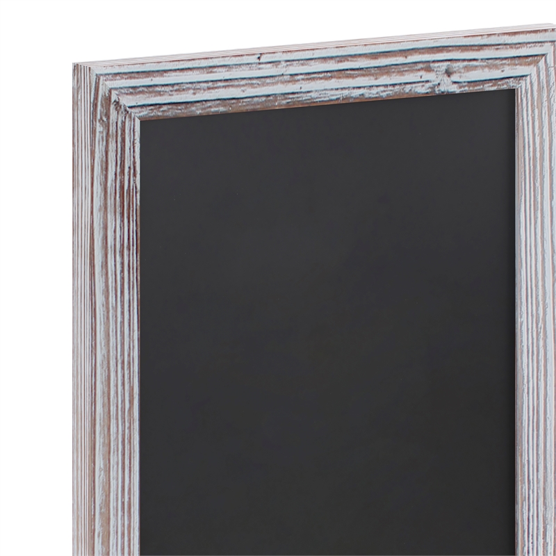 Set of 10 Wall Mounted Magnetic Chalkboards in Whitewashed - 9.5
