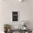 Set of 10 Wall Mounted Magnetic Chalkboards in Whitewashed - 9.5
