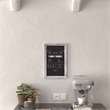 Set of 10 Wall Mounted Magnetic Chalkboards in Whitewashed - 9.5