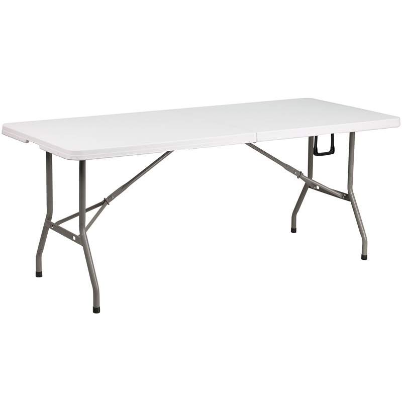 10' x 10' White Pop Up Canopy Folding Table and 4 White Folding Chairs Bundle