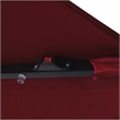 Flash Furniture Montego Commercial 9 FT Solar LED Light Umbrella with Crank and Tilt Functions