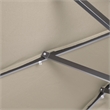 Flash Furniture Montego Commercial Grade 9ft Round Solar LED Umbrella with Crank Lift and Tilt Function