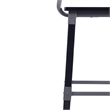 2 Pack Commercial Rustic Black Industrial Style Wood Dining Barstool