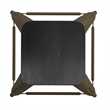 All-Weather GN Commercial Backless Counter Stools-Black Poly Seat-4 PK