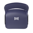 661 lb. Capacity Navy Ergonomic Stack Chair w/ Black Frame-16