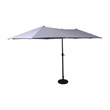 Flash Furniture Elizabeth Commercial Grade 15 FT Triple Head Patio Umbrella with Crank and Easy Lift Functionality