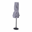 Flash Furniture Elizabeth Commercial Grade 15 FT Triple Head Patio Umbrella with Crank and Easy Lift Functionality