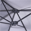 Flash Furniture Elizabeth Commercial Grade 15 FT Triple Head Patio Umbrella with Crank and Easy Lift Functionality