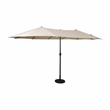 Flash Furniture Elizabeth Commercial Grade 15 FT Triple Head Patio Umbrella with Crank and Easy Lift Functionality