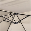 Flash Furniture Elizabeth Commercial Grade 15 FT Triple Head Patio Umbrella with Crank and Easy Lift Functionality