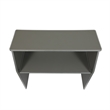 4' Slate Gray Laminate Foldable Portable Event Bar - Catering/Bartender Bar