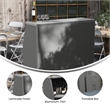 4' Slate Gray Laminate Foldable Portable Event Bar - Catering/Bartender Bar