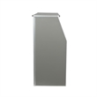 4' Slate Gray Laminate Foldable Portable Event Bar - Catering/Bartender Bar