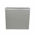 4' Slate Gray Laminate Foldable Portable Event Bar - Catering/Bartender Bar