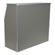 4' Slate Gray Laminate Foldable Portable Event Bar - Catering/Bartender Bar