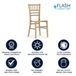 Child's Classic Resin Chiavari Chair for All Occasions in Gold