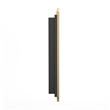 Recessed Bathroom Medicine Cabinet with Beveled Mirror in Gold - 24x30