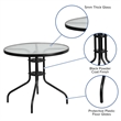 5 Piece Patio Dining Set - 31.5