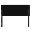 Universal Fit Tufted Upholstered Queen Headboard in Blue Fabric