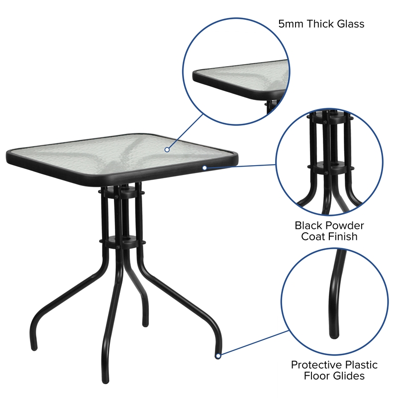 3 Piece Patio Dining Set - 23.5