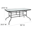 7 Piece Patio Dining Set - 55