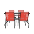 5 Piece Patio Dining Set - 55