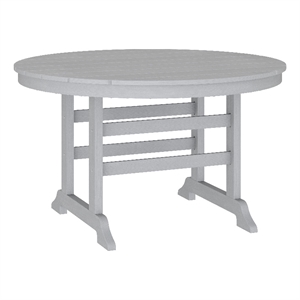 Commercial Grade Indoor-Outdoor 48&quot Round Adirondack Style Table in Black