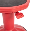 Kids Adjustable Height Active Learning Stool for Classroom and Home in Red