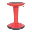 Kids Adjustable Height Active Learning Stool for Classroom and Home in Red