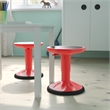 Kids Adjustable Height Active Learning Stool for Classroom and Home in Red