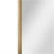 Metal Pivot Wall Mirror with Tilt Feature Slim Style Frame in Gold - 35