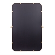 Metal Pivot Wall Mirror with Tilt Feature Slim Style Frame in Gold - 35