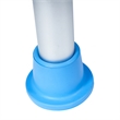 Adjustable Bath & Shower Stool with Non-Slip Feet Tool-Free Assembly in Blue