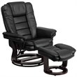 Flash Furniture Leather Recliner in Black