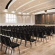 Flash Furniture Hercules Series Church Stacking Guest Chair in Black