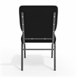 Flash Furniture Hercules Series Church Stacking Guest Chair in Black