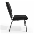Flash Furniture Hercules Series Church Stacking Guest Chair in Black