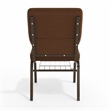 Flash Furniture Hercules Series Church Stacking Guest Chair in Brown