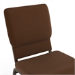 Flash Furniture Hercules Series Church Stacking Guest Chair in Brown