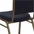 Flash Furniture Hercules Dome Back Banquet Stacking Chair in Blue