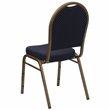 Flash Furniture Hercules Dome Back Banquet Stacking Chair in Blue