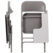 Flash Furniture Premium Steel Folding Chair with Left Hand Tablet Arm