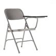 Flash Furniture Premium Steel Folding Chair with Left Hand Tablet Arm