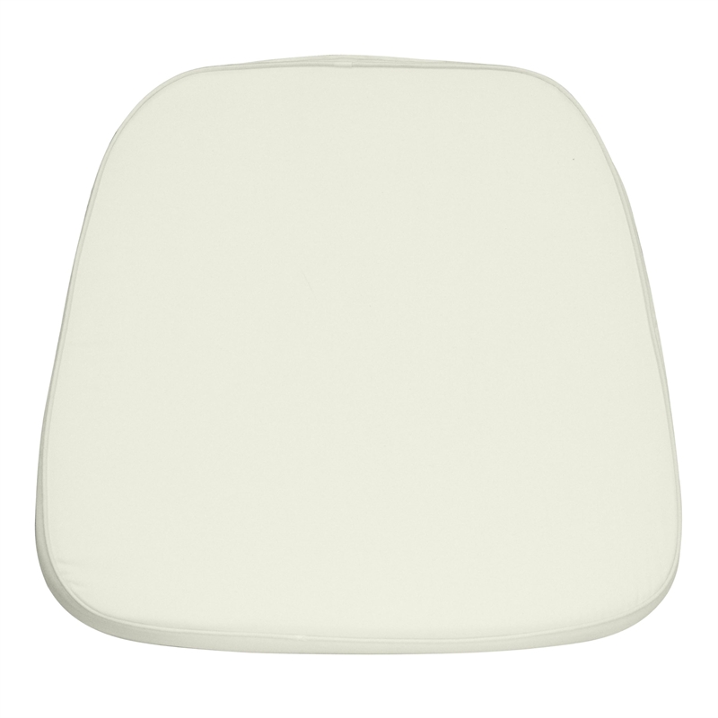 Flash Furniture Soft Ivory Fabric Chiavari Chair Cushion