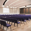 Flash Furniture Hercules Church Stacking Guest Chair in Purple